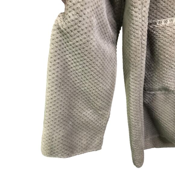 PJ Salvage Long Cardigan Womens Size Medium Gray Long Sleeve Soft Fleece NWT - Picture 10 of 10